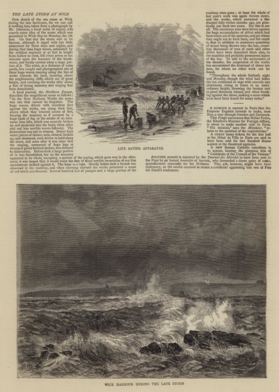 De Laatste Storm bij Wick door Walter William May